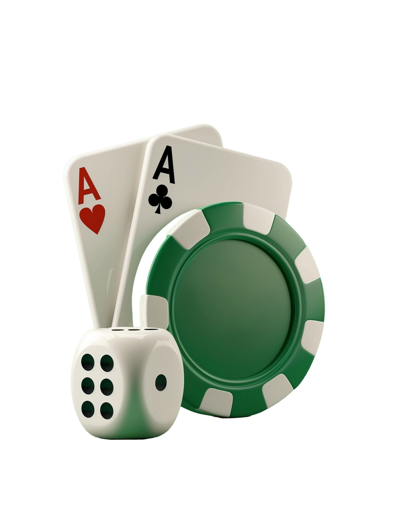 Casino chips and cards